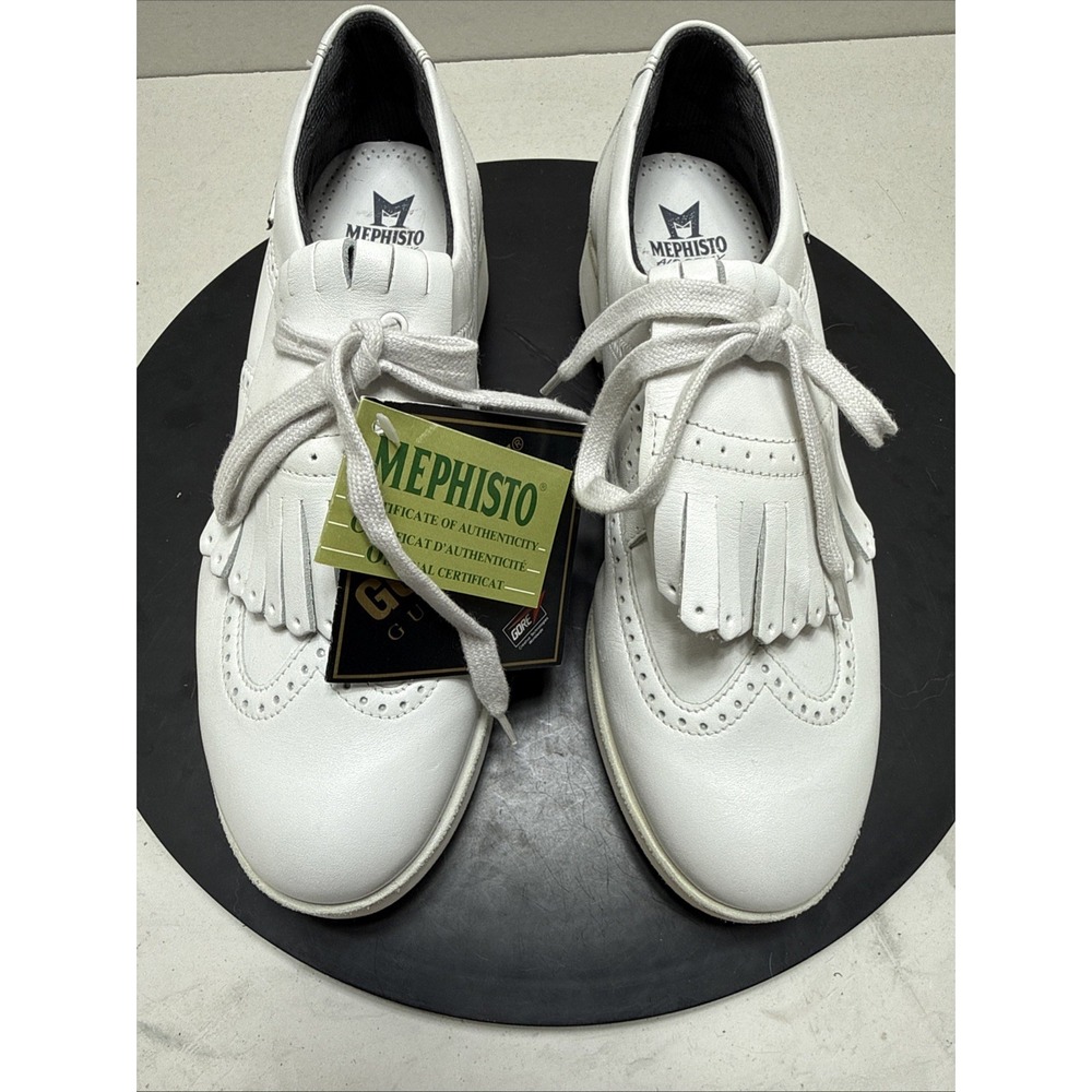 NEW WITH TAGS Mephisto Air Relax Gore-Tex Leather Golf Shoes Women Size 8.5